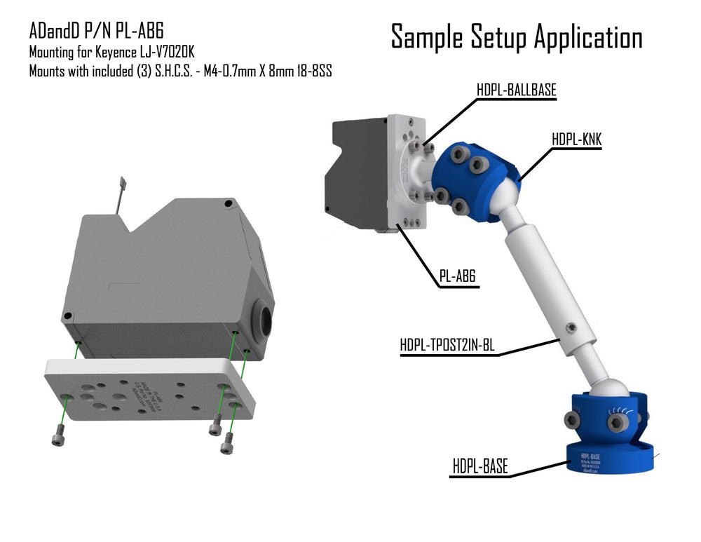 Keyence LJ Products – Pop Link® Mounting Systems